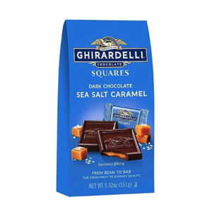 Ghirardelli Dark & Sea Salt Caramel Chocolate Squares