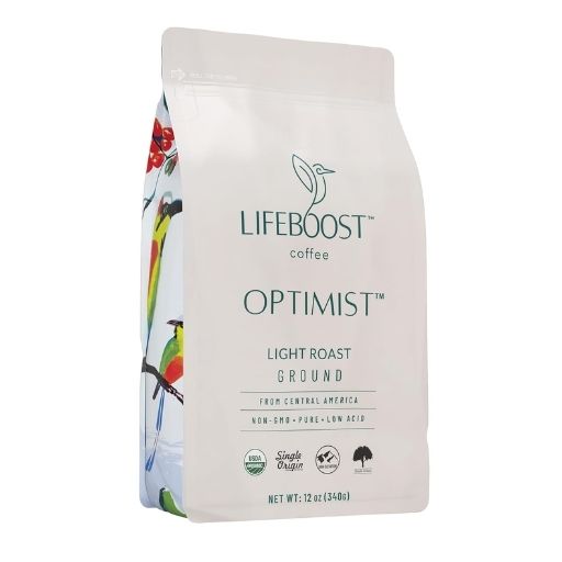 Lifeboost Coffee Light Roast Ground Coffee